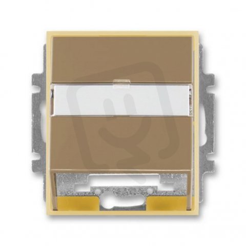 Kryt zásuvky komunikační 5014E-A00100 25 kávová/led. opálová Element ABB