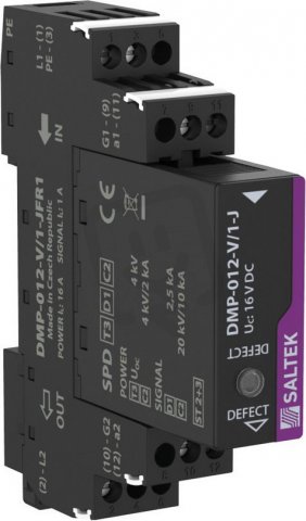DMP-012-V/1-JFR1 přepěťová ochrana signál. linky a napájení 12VDC SALTEK A05802