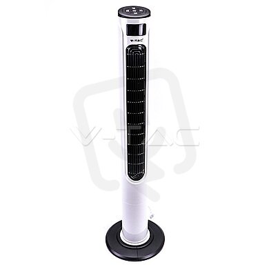 55W LED Tower Fan With Temperature Displ