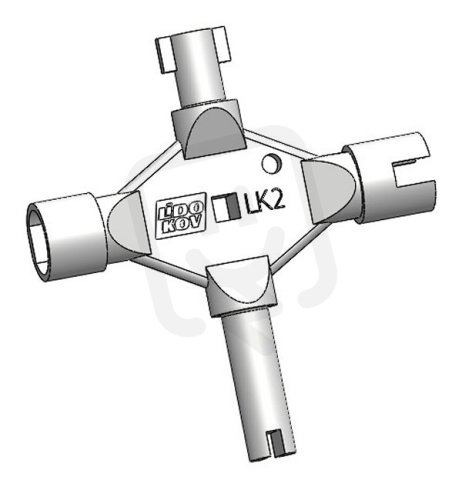 Lidokov 01.032.E Klíč víceúčelový LK 2-E