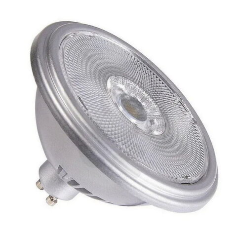 QPAR111 GU10 LED světelný zdroj stříbrný 12,5 W 3000 K CRI 90 30° SLV 1005279