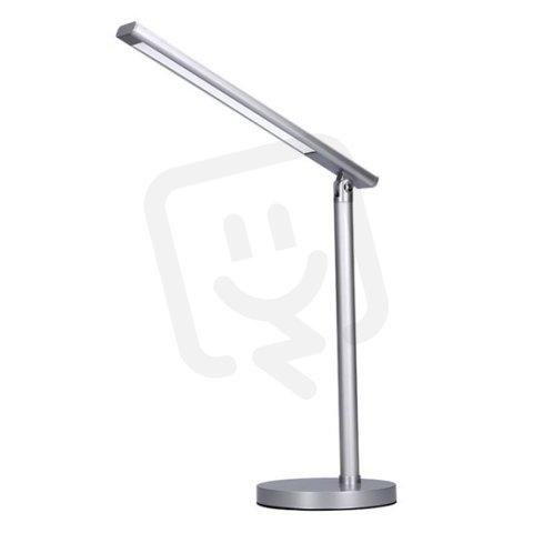 LED stolní lampička 7W stmívatelná změna chromatičnosti stříbrná barva WO53-S