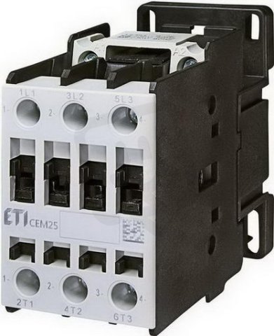 Motorový stykač CEM25.00-24V-50/60Hz, 3p, 3xNO,45A/25A ETI 004645100