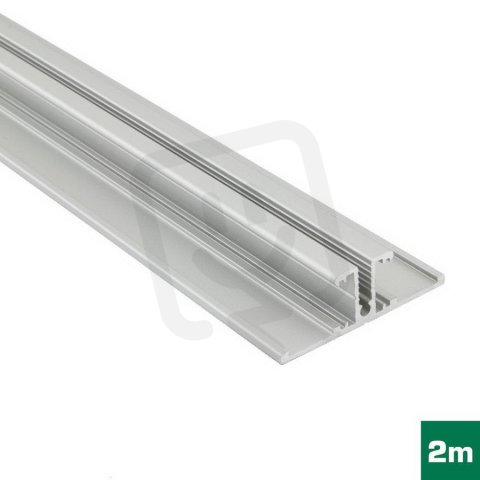 AL profil FKU55 A/UX pro LED, s plexi, 2m, elox FK TECHNICS 4737624-S