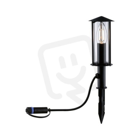 Plug & Shine sloupkové svítidlo klasické Mini IP44 2W 24V antracit E14 94323