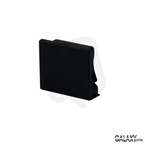 End cap E77B black for profile SL15/NL15, 1 pc. GALAXY PROFILES 8121154