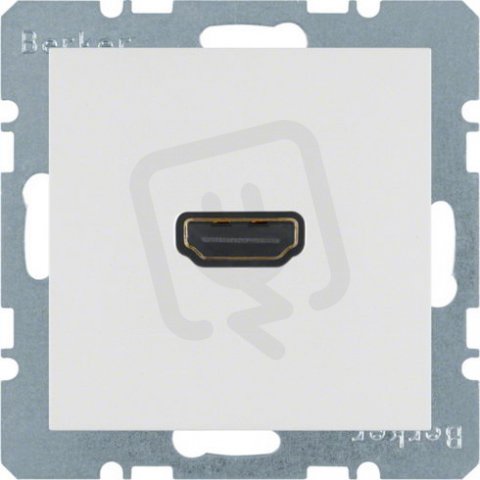 Zásuvka HDMI, S.1/B.x, bílá mat BERKER 3315421909