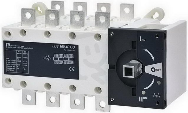 Přepínač LBS 160 4P CO, 4p,160A, 415V AC ETI 004661561