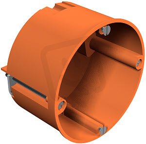 OBO HG 60 Přístrojová krabice Dutá stěna O68mm H45mm oranžová Polypropylén PP