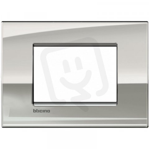 BTICINO LIVINGLIGHT RÁMEČEK AIR 3MODULOVÝ PALLADIUM LNC4803PL