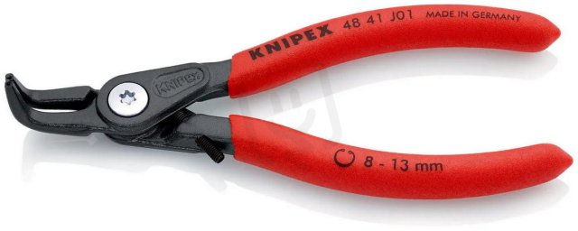 Precizní kleště na pojistné vnitřní kroužky v otvorech 130 mm KNIPEX 48 41 J01