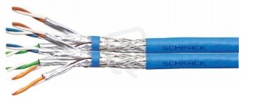 Kabel S/FTP Cat.7 2x(4x2xAWG23),LS0H IEC