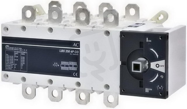 Přepínač LBS 250 4P CO, 4p,250A, 415V AC ETI 004661562