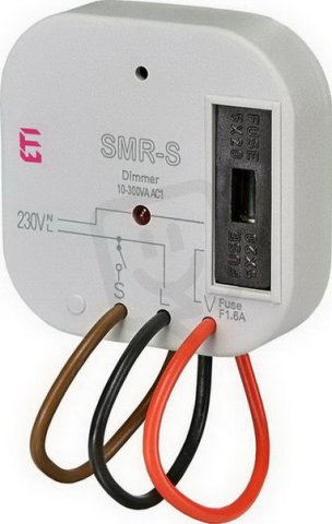 Stmívač SMR-S, 1xTriak, 230V AC, 3 vodičové připojení bez N vodiče ETI 002470010