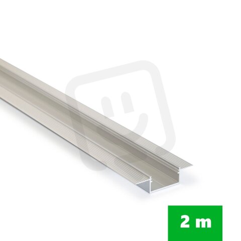 AL profil FKU78-04 pro LED, bez plexi, 2m, elox FK TECHNICS 4739566