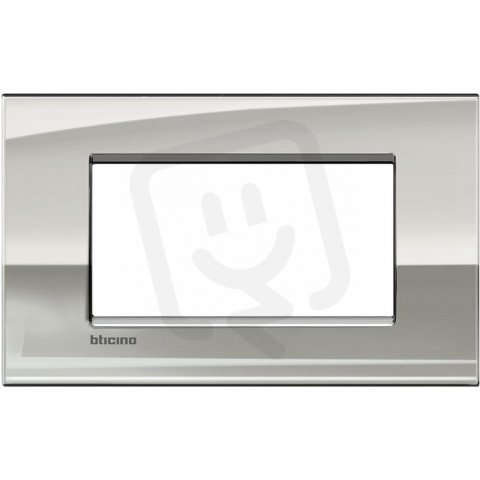 BTICINO LIVINGLIGHT RÁMEČEK AIR 4MODULOVÝ PALLADIUM LNC4804PL