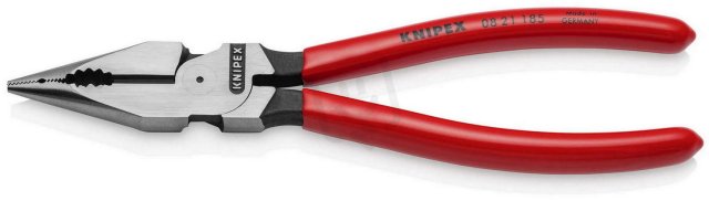 Kombinované úzké ploché kleště 185 mm KNIPEX 08 21 185 SB