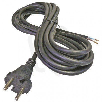 Přívodní kabel FLEXO H05RR-F 2x1,5C s kontur vidlicí 10m černá GUMA