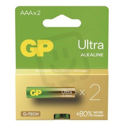 Alkalická baterie GP Ultra AAA (LR03) B02112