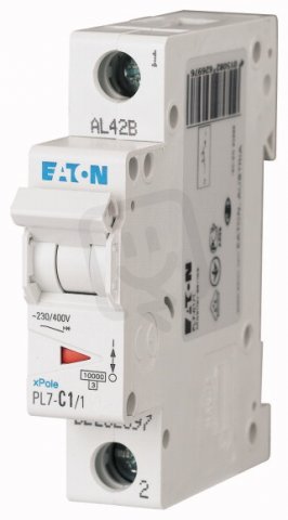 Jistič Eaton PL7-C1/1 1A 1-pólový (10kA) 262697