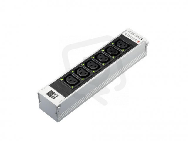 Rittal 7859120 Zásuv. modul 6 IEC320 C13 zás.poč.ploch, LED detekce přetížení