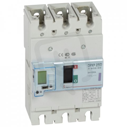 DPX3 250ELE 3P 100A 50KA LEGRAND 420365