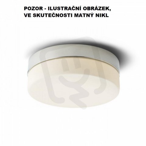 AWE 23 stropní matný nikl 230V LED 14W IP44 3000K RENDL R12196