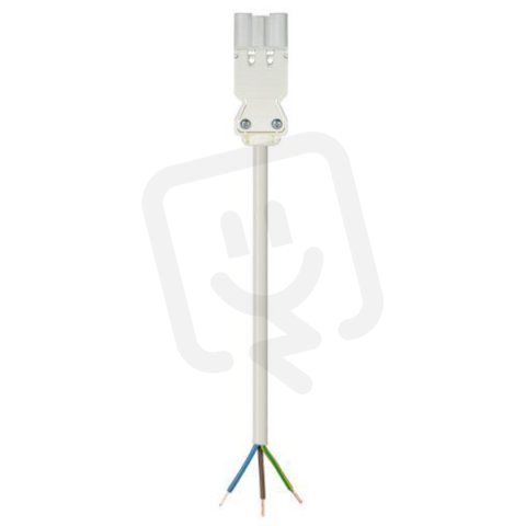 kabel s jedním konektorem gesis, 3-pól, 3*1,5mm2, vidlice, délka 3m, bílý