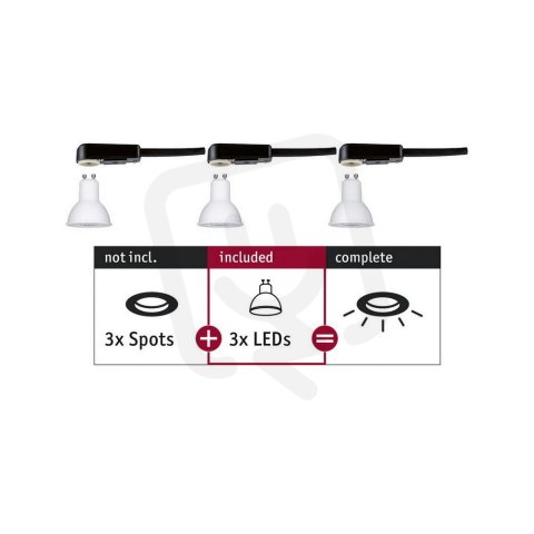 Žárovky Choose LED-Modul GU10 3x6,5W 2.700 PAULMANN 28784