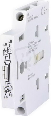 Pomocné kontakty CLBS-PS11, kontakty 1xNO+1xNC,10A ETI 004661425