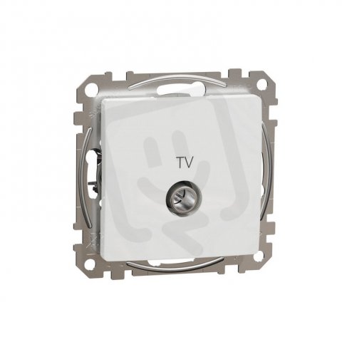 Sedna D/E TV zásuvka průběžná 7dB, Bílá SCHNEIDER SDD111474