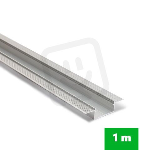 AL profil FKU78-04 pro LED, bez plexi, 1m, surový FK TECHNICS 4739567