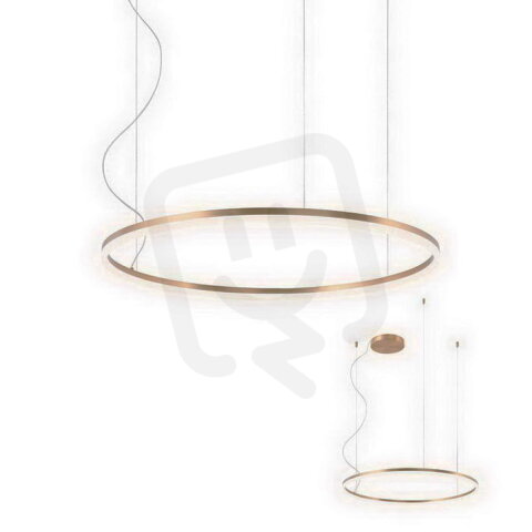 Závěsné svítidlo ORBIT SU LED 55W 3000K D800 BRASS-DALI REDO 01-1713-DALI