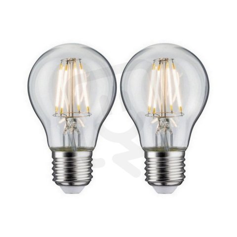 LED žárovka Filament E27 230V 2x5W 2700K čirá PAULMANN 28856