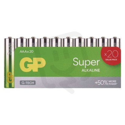 Alkalická baterie GP Super AAA (LR03) GP BATTERIES B0110L