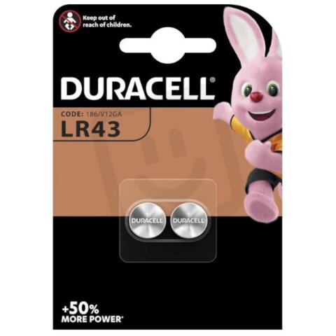 Duracell LR43 1,5V B2 alkalická baterie