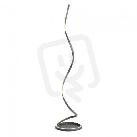 Stojací lampa SCROLL LAMP 30W LED CCT 3000K/4000K/6000K SBK  REDO 01-4283