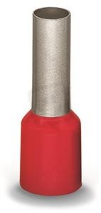 Dutinka, objímka na 10mm2/AWG 8 s plastovým límcem červená WAGO 216-209