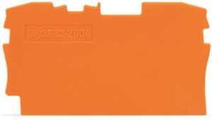Koncová bočnice a separátor Tloušťka 1 mm oranžová WAGO 2004-1292