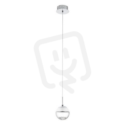 Závěsné svítidlo MONTEFIO 1 LED chrom/čiré-SAT 5W IP20 EGLO 93708