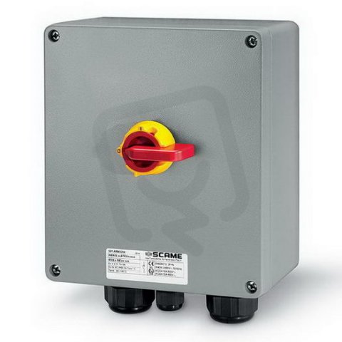 SCAME ATEX průmyslový spínač ISOLATORS-EX hliník 20A 3/4P IP65 emergency