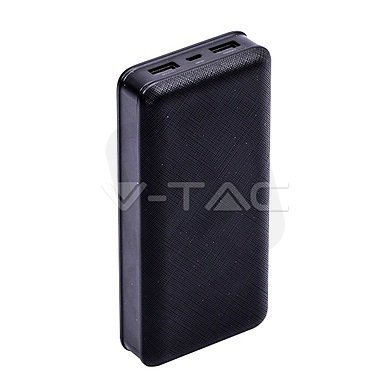 20000 mAh Power Bank Black , VT-3502