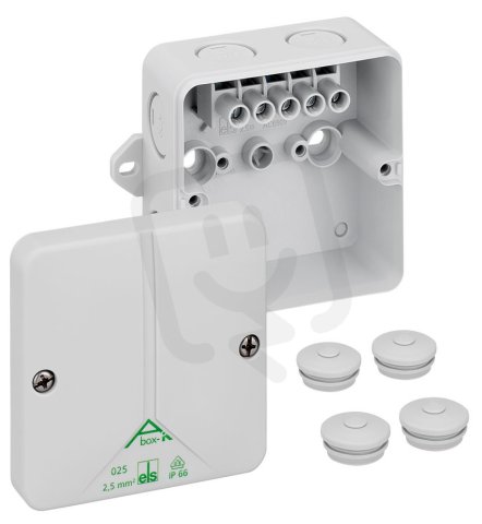 Spojovací krabice Abox-i m 025 AB-2,5mm2 šedá IP66 IK08 SPELSBERG 49940201