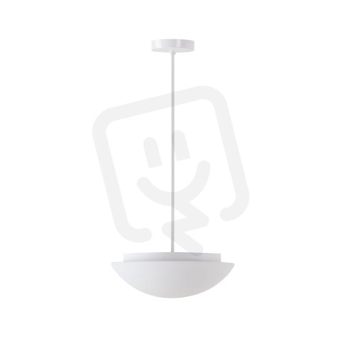 Závěsné svítidlo se skleněným stínidlem OSMONT AURA P3 2x10W IP40 E27 bílá