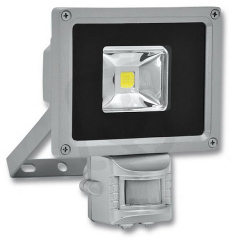 RLEDF01-10W/PIR LED refl+PIR 5000K stř