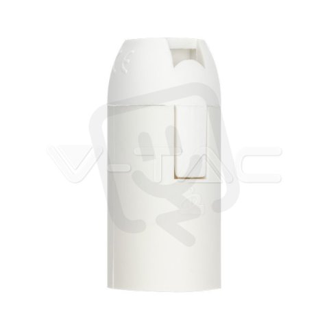 E14 LAMP HOLDER  (POLYBAG+CARD) - WHITE