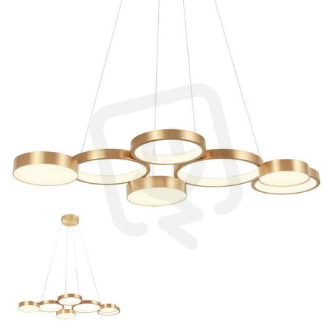 Závěsné svítidlo CRONOS SU LED 65W 3000K BRASS L1030 REDO 01-2546