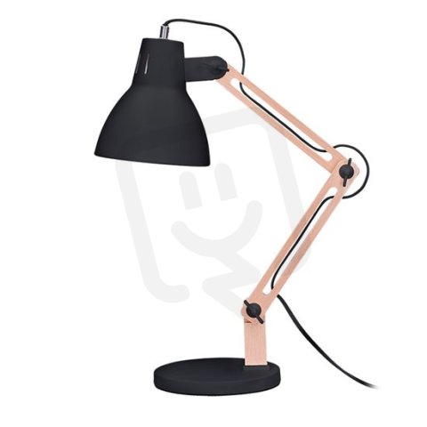 Stolní lampa Falun, E27, černá SOLIGHT WO57-B