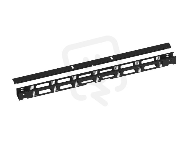 Vertikální vyvazovací žlab 42U kovový s krytem, BK SOLARIX 86033062