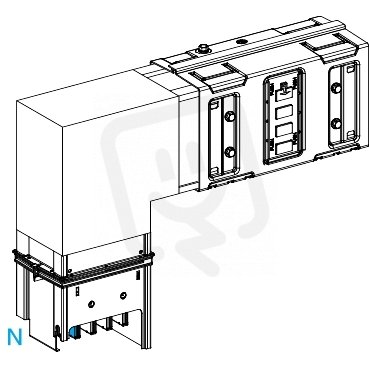 Koleno 800-1000 A vertikální dolů SCHNEIDER KSA1000DLF401